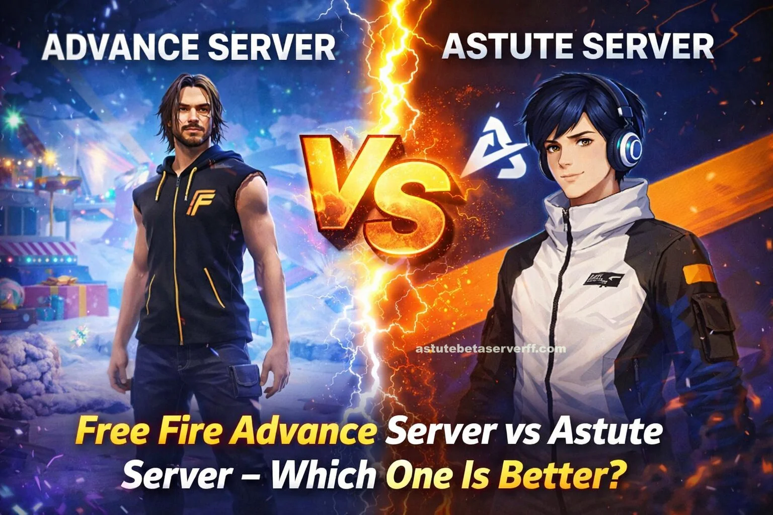 Free Fire Advance Server vs Astute Server